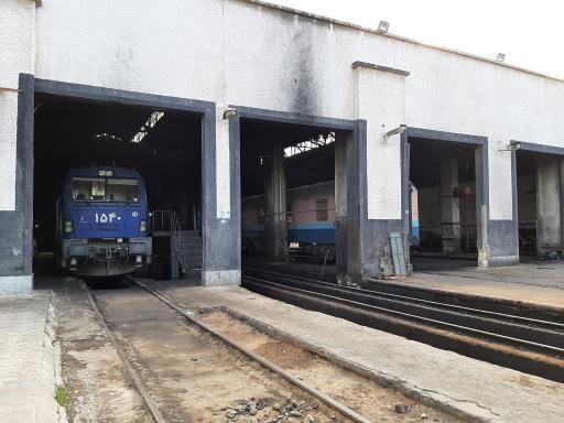 عکس دپوی لکوموتیورانان قم