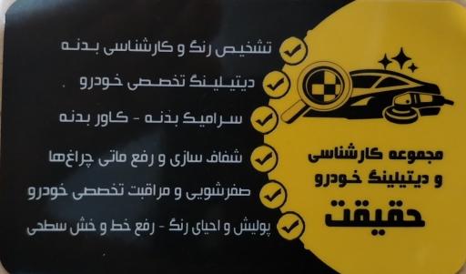 مجموعه دیتیلینگ و تشخیص رنگ حقیقت