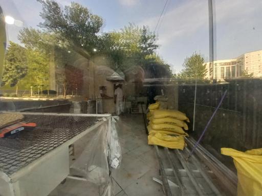 عکس نانوایی سنگک