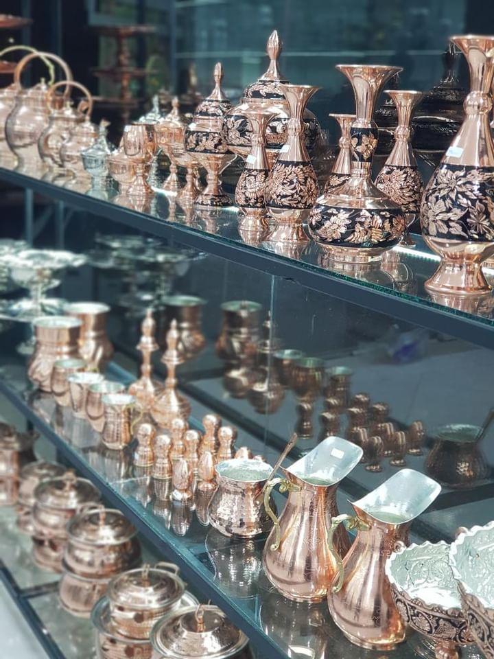 عکس ظروف روحی و مسی گلستان