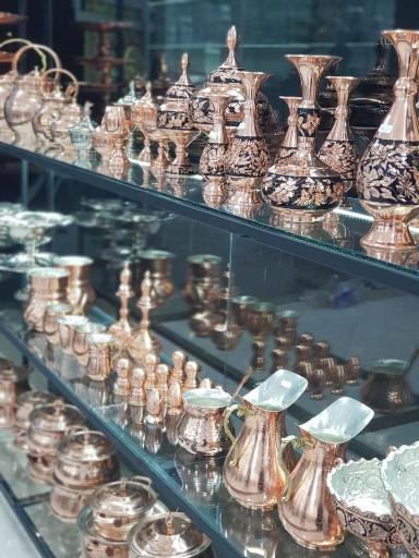 عکس ظروف روحی و مسی گلستان