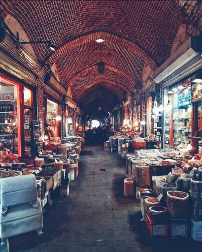 عکس بازار سرپوشیده تبریز
