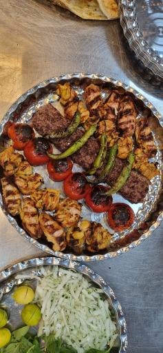 عکس کباب ساطوری بناب حاج حسین