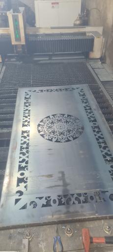 عکس برش فلزات لیزری سی ان سی مشهد برش