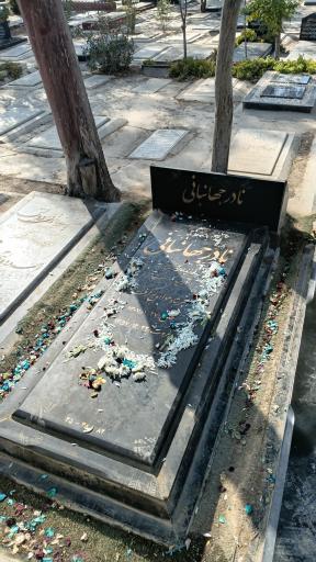 عکس مزار نادر جهانبانی