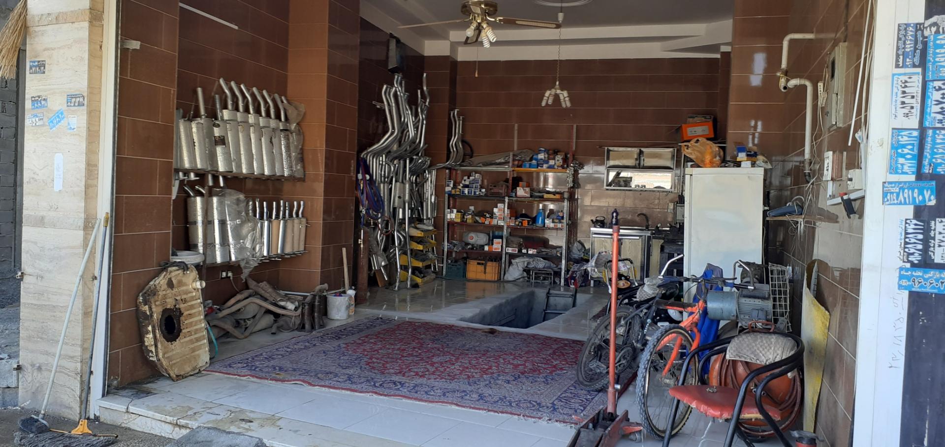 عکس جلوبندی و اگزوز سازی آریا