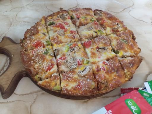 عکس پیتزا ساندویچی قوشاچای