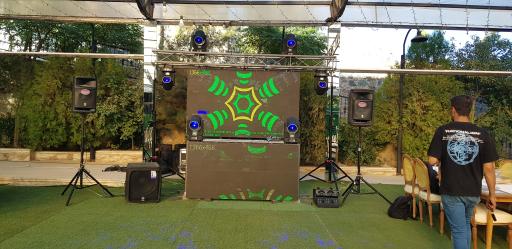 عکس اجاره باند و رقص نور بابک