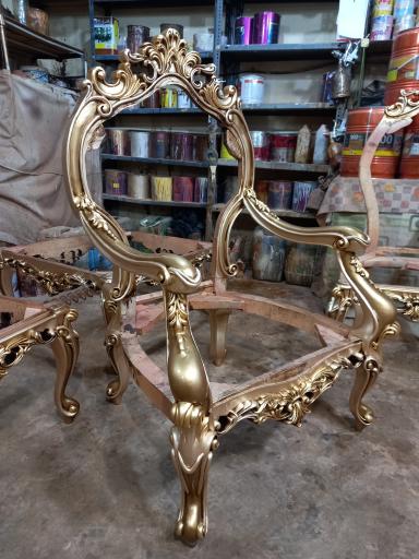 عکس رنگ کاری مبلمان پارسا