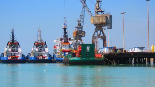 عکس اسکله صادراتی