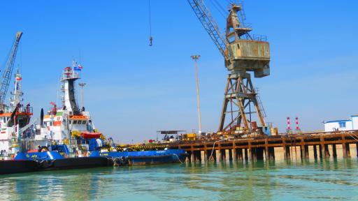 عکس اسکله صادراتی