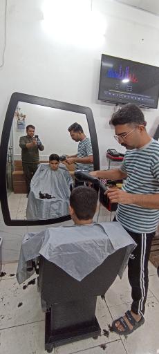 عکس پیرایش عصر مو (رضا اسماعیلی)