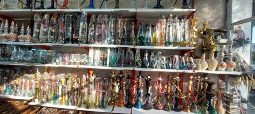 عکس قلیان و دخانیات  آقای دود