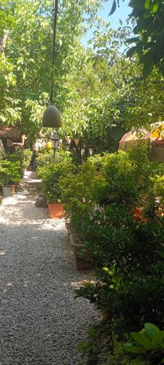 عکس باغ رستوران کلبه