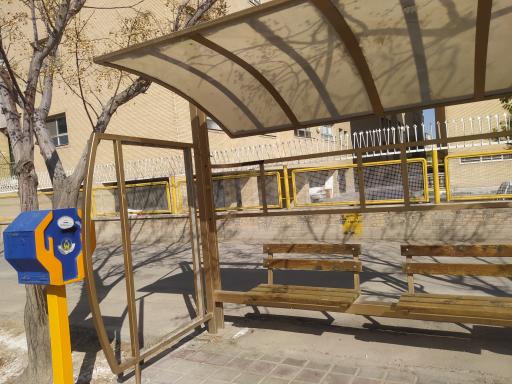 عکس ایستگاه اتوبوس گلستان