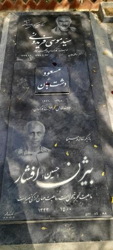 عکس قطعه 88 هنرمندان