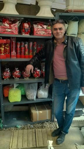 عکس گل فروشی و سفال مهستان