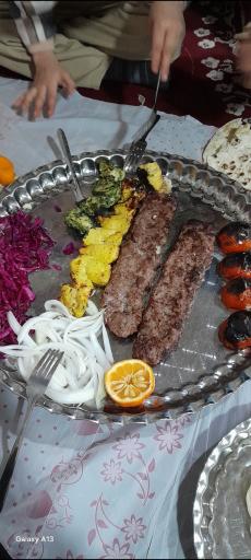 عکس کباب ساطوری بناب آذربایجان حیدربابا