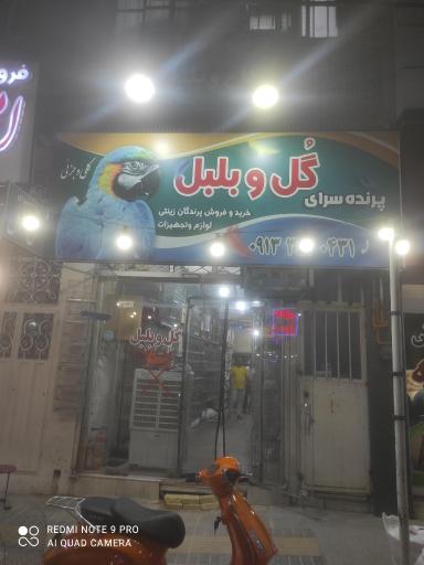 پرنده سرای گل و بلبل