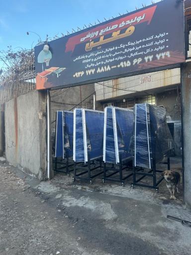 عکس تولیدی صنایع ورزشی معین