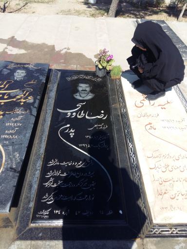 عکس آرامگاه رضا طاووسی