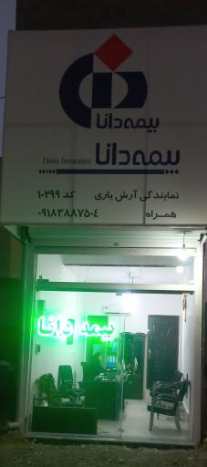 عکس نمایندگی بیمه دانامهندس آرش یاری  کد ۱۰۲۹۹