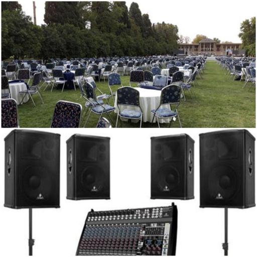 اجاره میز و صندلی تاشو و سیستم صوت حامد قدسی