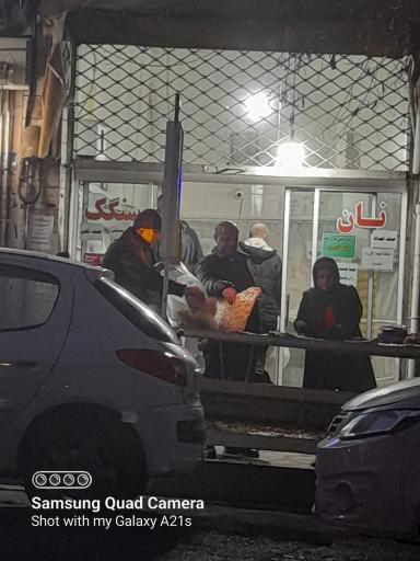 عکس نانوایی سنگک