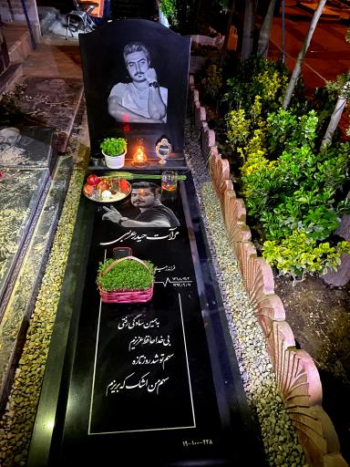 عکس مزار مرآت حیدر عربی