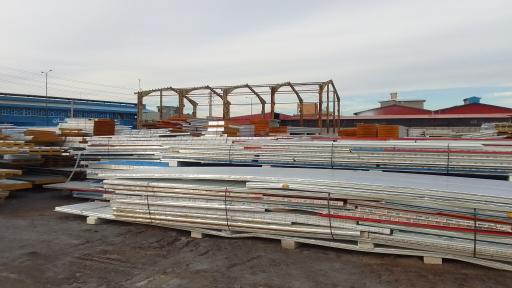 عکس فولاد غرب  دپو خاکی 