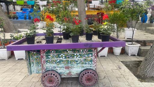 عکس باغ رستوران خلوت نشین