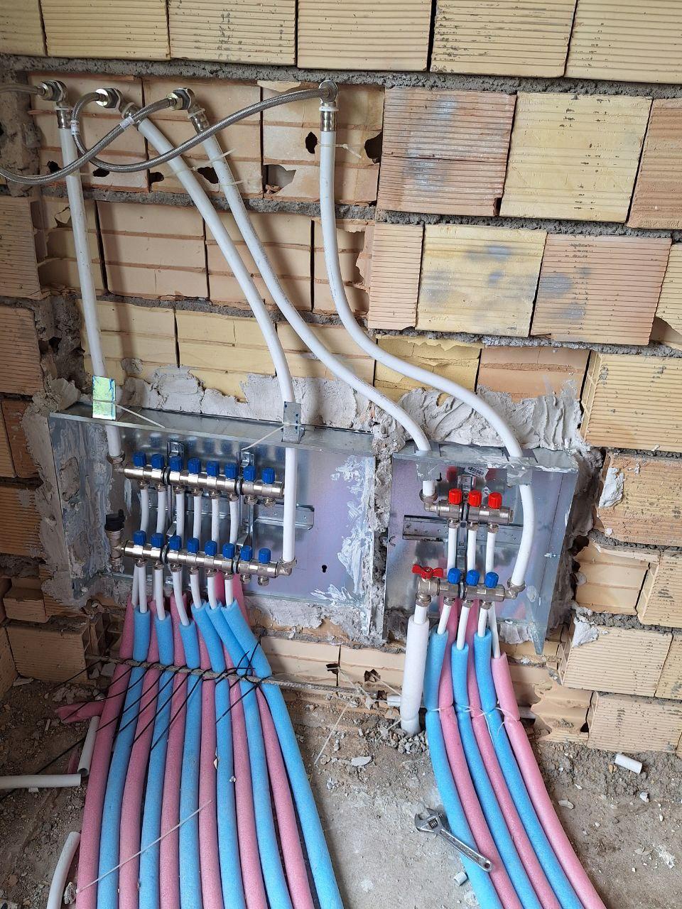 عکس تاسیسات آب شوفاژ وفاضلاب