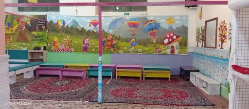 عکس مهدکودک و پیش دبستانی سرزمین بازی بالن ها