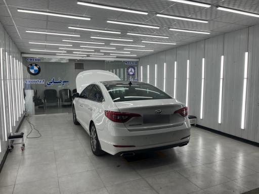 عکس کارشناسی تشخیص رنگ و فنی خودرو رضایی