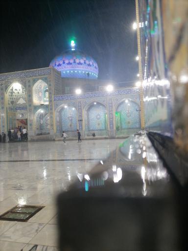 عکس تیمچه(بازار)و امامزاده عبدالله شهربافق