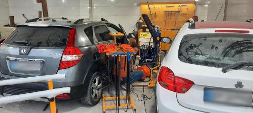 عکس صافکاری با دستگاه pdr  علیرضا فرجی و نوید جوازی