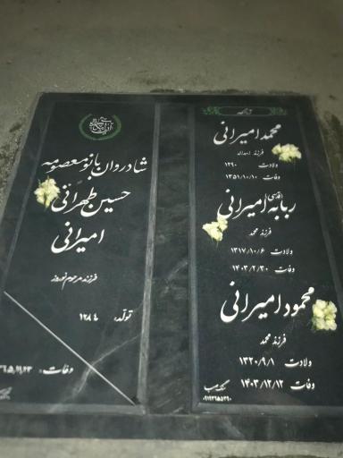 عکس مزار محمود امیرانی
