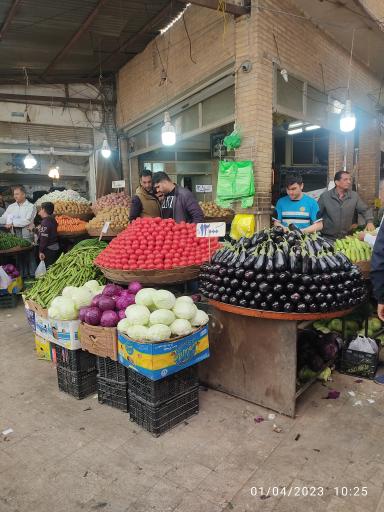 عکس بازارچه میوه و سبزی جات دروازه کازرون 
