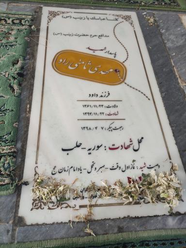 عکس مزار شهید مهدی ثامنی راد 