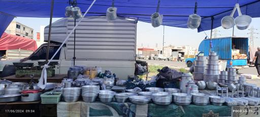 عکس بازار روز روستای قمصر