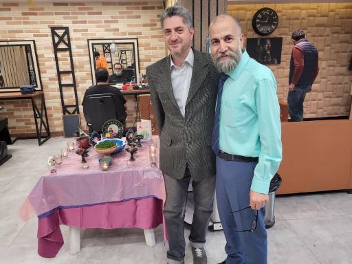 عکس آرایشگاه مردانه موتک