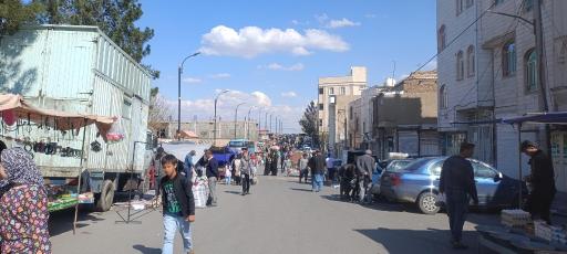 عکس بازار روز روستای قمصر