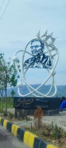 عکس یادمان دانشمند هسته ای شهید دکتر محسن فخری زاده