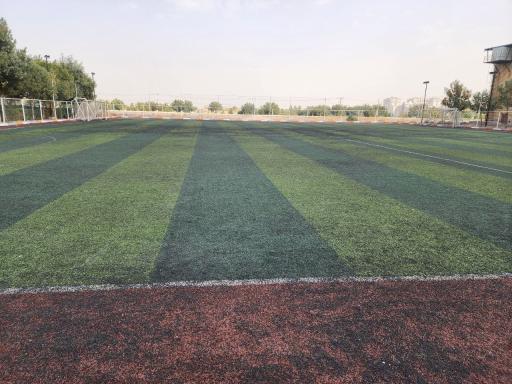 عکس زمین چمن کارگران