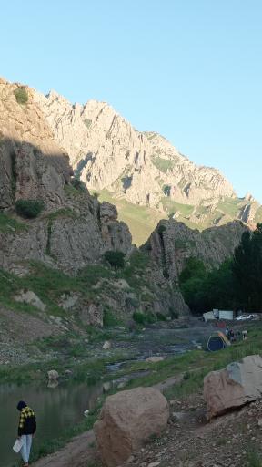 عکس دریاچه سد زاوین