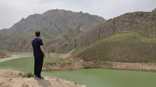 عکس دریاچه سد زاوین