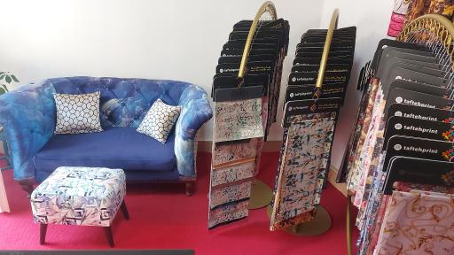 عکس چاپ پارچه تافته (توزی _ آمری)