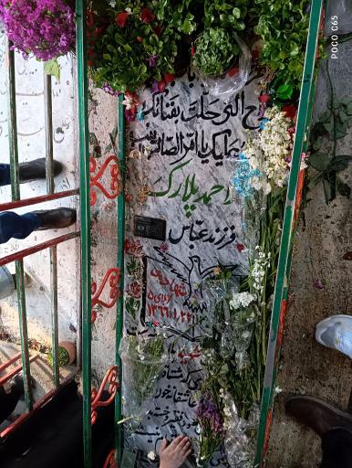 عکس مزار شهید سید احمد پلارک