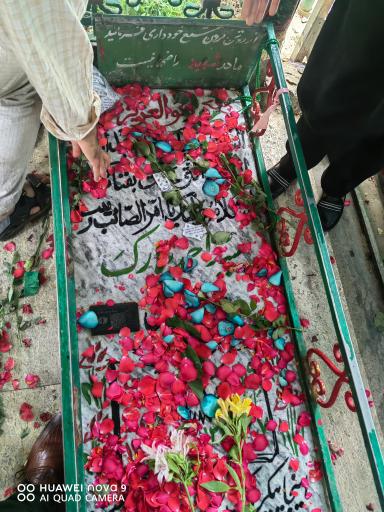 عکس مزار شهید سید احمد پلارک