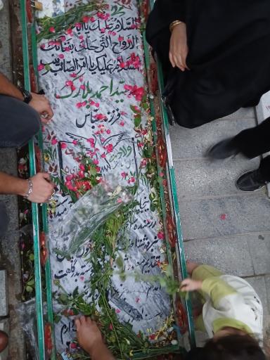 عکس مزار شهید سید احمد پلارک